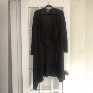Black long cardigan H&M